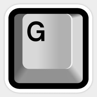 G Key Sticker